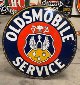 Oldsmobile Service 42 Inch SSP Sign