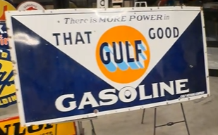 That Good Gulf Gasoline 6×3 Foot SSP Sign