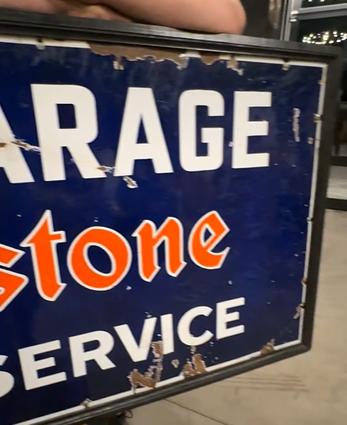 Firestone Tire Service OK Garage SSP 5 Foot Sign