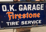 Firestone Tire Service OK Garage SSP 5 Foot Sign