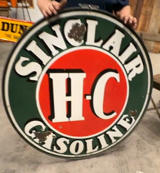 Sinclair H-C Gasoline DSP Sign