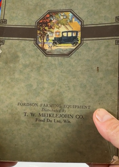 Ford Fordson Farming Equipment Booklet