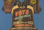 Boy Scouts of America Vote as You Think Die Cut Cardboard Sign