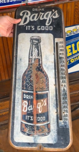 Barq’s Root Beer It’s Good SST Tube Thermometer