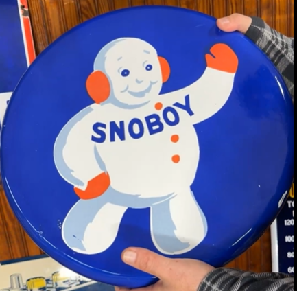 Snoboy Produce 18 Inch SSP Button Sign