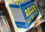 Delco Dry Charge Batteries DST Sign