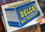 Delco Dry Charge Batteries DST Sign