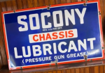 Socony Chassis Lubricant SSP Sign