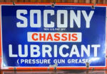 Socony Chassis Lubricant SSP Sign