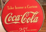 Coca-Cola DST Bottle Rack Sign