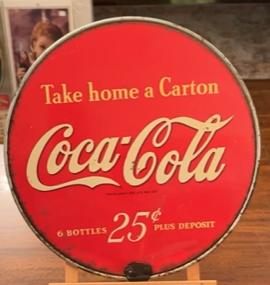 Coca-Cola DST Bottle Rack Sign