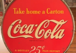 Coca-Cola DST Bottle Rack Sign