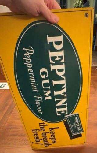 Peptyne Gum Peppermint Flavor SST Sign