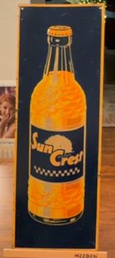 Sun Crest Embossed SST Bottle Graphic Sign