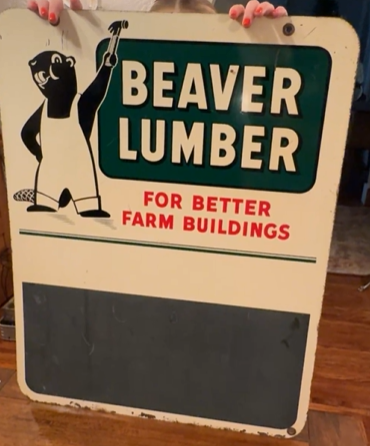 Beaver Lumber for Better Farm Buildings DST Message Board Sign