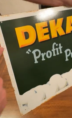 Dekalb Profit Pullets Chicken and Eggs SST Sign