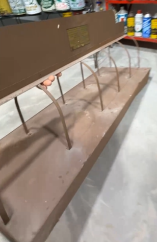 Mule Family Leather Palm Gloves SST Display Rack