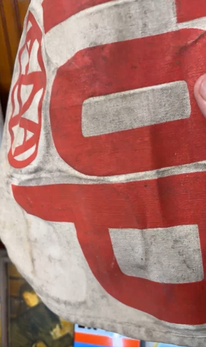 AAA Crossing Guard Stop Canvas Flag