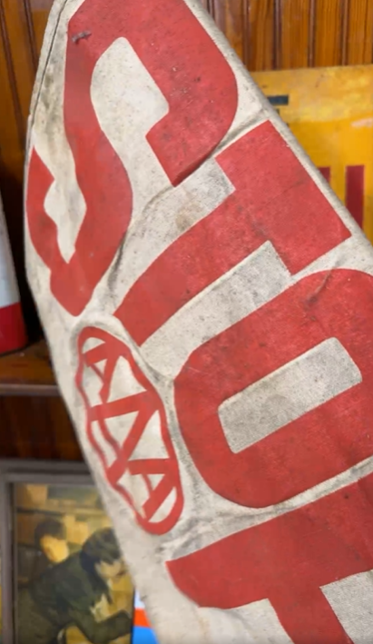 AAA Crossing Guard Stop Canvas Flag