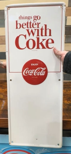 Enjoy Coca-Cola Things Go Better With Coke SST Sign