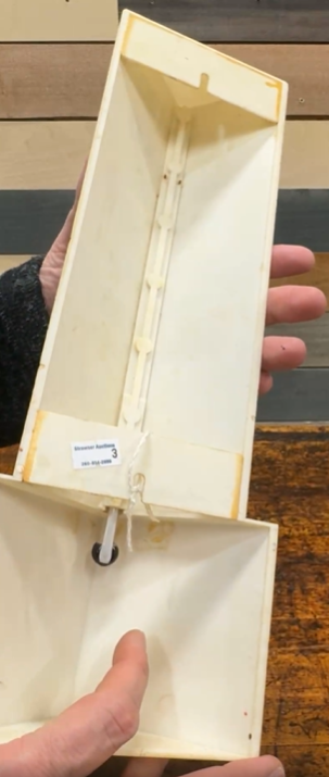 Coca-Cola Coke Plastic Triangular Tube Thermometer