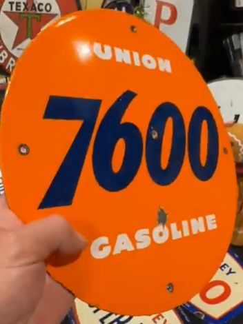 Union 76 7600 Gasoline SSP Round Pump Plate