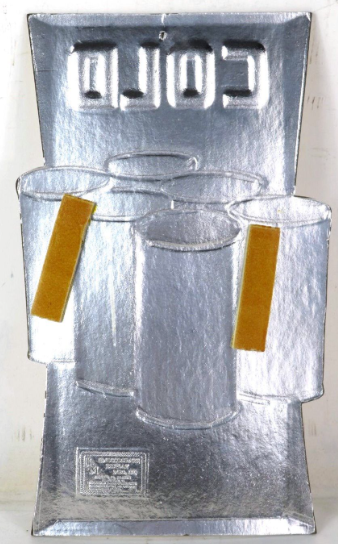 1960 Braumeister Beer Foil Sign Milwaukee Wisconsin