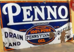Penno Pennsylvania Oil Drain and Refill Here SSP Sign