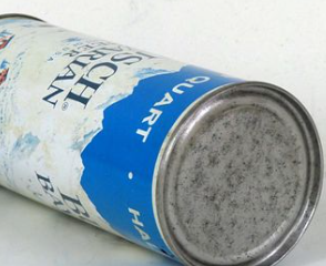 1961 Busch Bavarian Beer 16oz One Pint Flat Top Can Los Angeles California