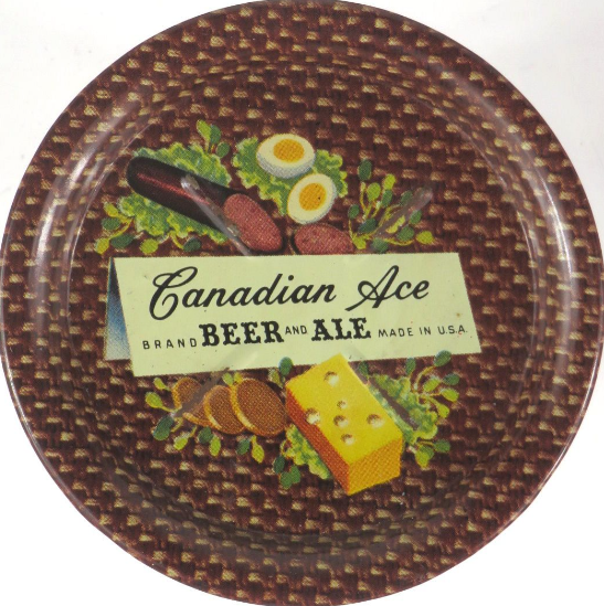 1947 Canadian Ace Beer & Ale SST Coasters (set of 6) Chicago Illinois