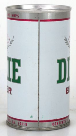 1967 Dixie Beer 12oz Ring Top Can New Orleans Louisiana