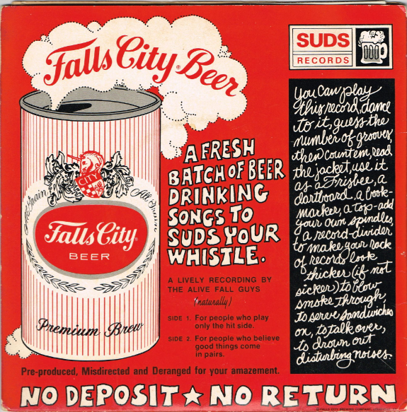1972 Falls City Beer Drinking Songs 10″ 45rpm Louisville Kentucky