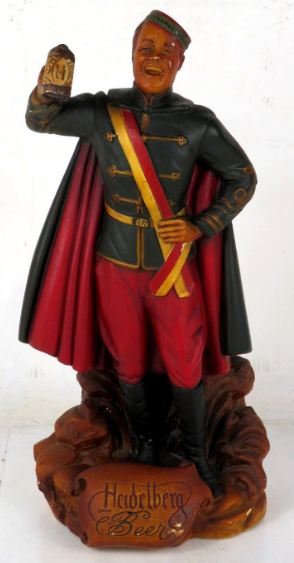 1955 Heidelberg Beer chalkware figure Tacoma Washington