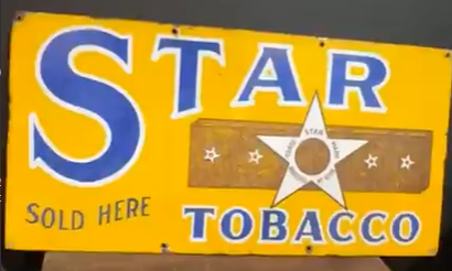 Star Tobacco Sold Here SSP Sign