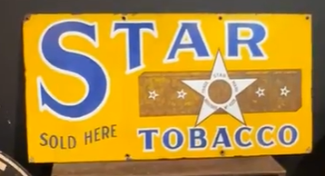 Star Tobacco Sold Here SSP Sign