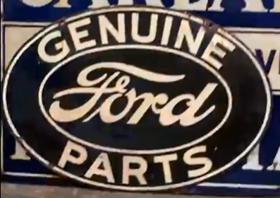 Ford Genuine Parts DST Oval Sign