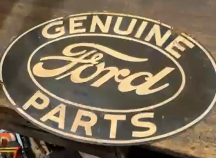 Ford Genuine Parts DST Oval Sign