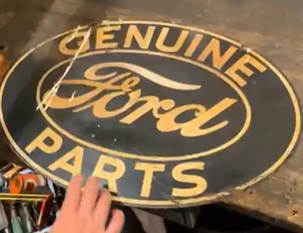 Ford Genuine Parts DST Oval Sign