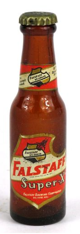 1937 Falstaff Super-X Beer Salt Shaker 4¼ Inch St. Louis Missouri