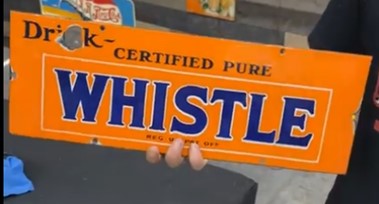 Drink Whistle Certified Pure SSP Sign