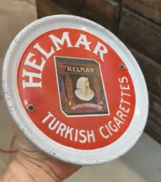 Helmar Turkish Cigarettes 8 Inch SSP Sign