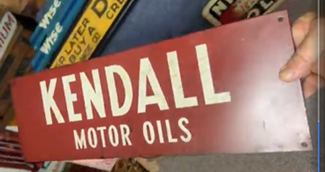 Kendall Motor Oils SST Sign