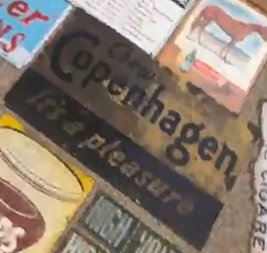 Copenhagen Chewing Tobacco It’s a Pleasure SST Sign