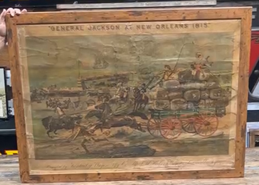 Kentucky Wagon Manufacturing Company Old Hickory Canvas Sign