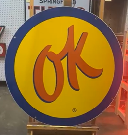 OK Chevrolet Chevy Used Cars 30 Inch SSP Sign