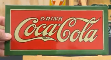 Drink Coca-Cola 9 x 4 TOC Sign