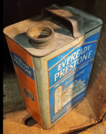 Eveready Prestone the Perfect Anti-Freeze National Carbon Company SST Can