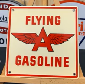 Flying A Gasoline SSP Pump Plate
