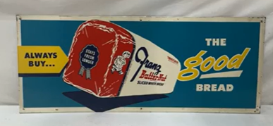 Franz Butternut Sliced White Bread SST Horizontal Sign