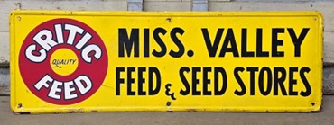Critic Feed Mississippi Valley Feed and Seed Stores SST Sign